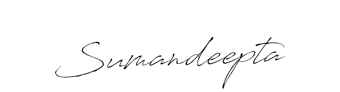How to make Sumandeepta signature? Antro_Vectra is a professional autograph style. Create handwritten signature for Sumandeepta name. Sumandeepta signature style 6 images and pictures png