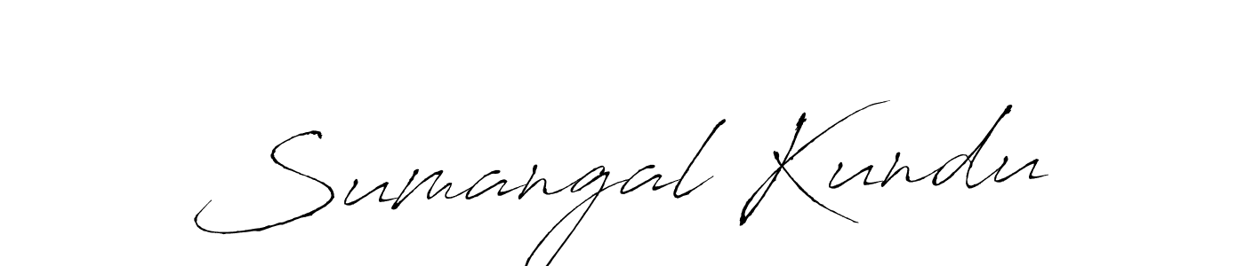 Also You can easily find your signature by using the search form. We will create Sumangal Kundu name handwritten signature images for you free of cost using Antro_Vectra sign style. Sumangal Kundu signature style 6 images and pictures png