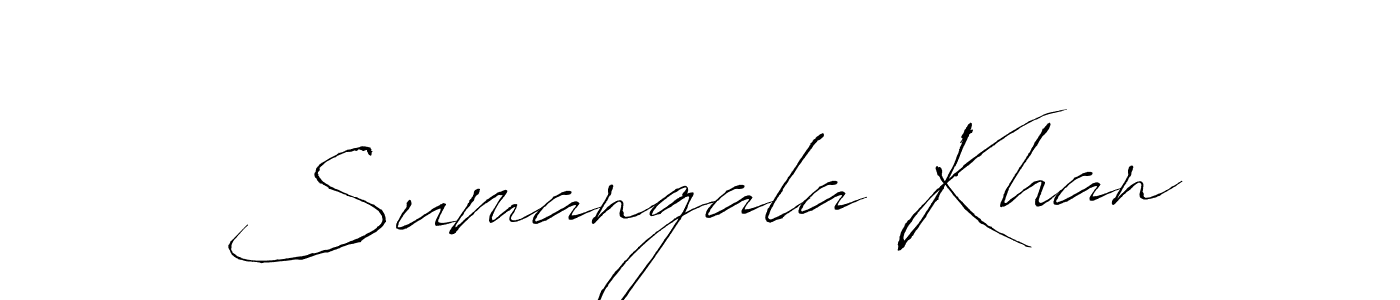 Antro_Vectra is a professional signature style that is perfect for those who want to add a touch of class to their signature. It is also a great choice for those who want to make their signature more unique. Get Sumangala Khan name to fancy signature for free. Sumangala Khan signature style 6 images and pictures png