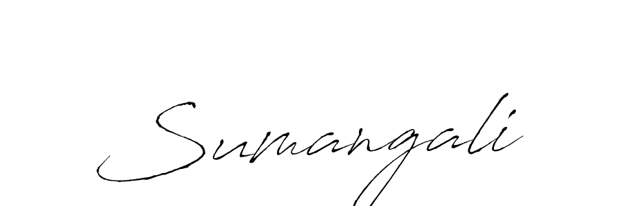 Antro_Vectra is a professional signature style that is perfect for those who want to add a touch of class to their signature. It is also a great choice for those who want to make their signature more unique. Get Sumangali name to fancy signature for free. Sumangali signature style 6 images and pictures png