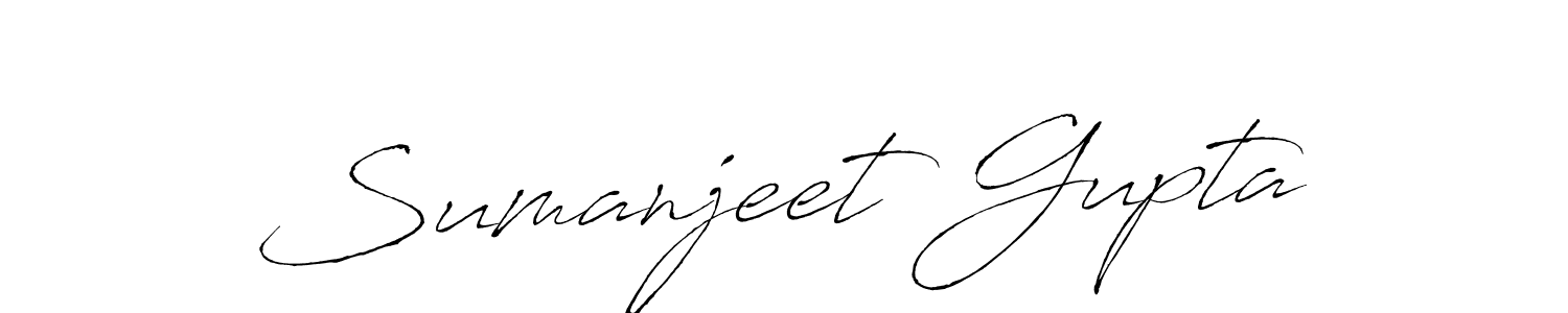 Sumanjeet Gupta stylish signature style. Best Handwritten Sign (Antro_Vectra) for my name. Handwritten Signature Collection Ideas for my name Sumanjeet Gupta. Sumanjeet Gupta signature style 6 images and pictures png