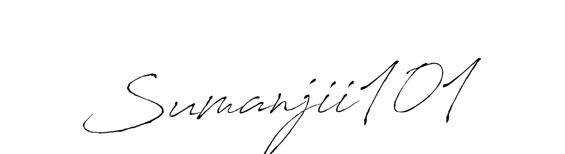 Create a beautiful signature design for name Sumanjii101. With this signature (Antro_Vectra) fonts, you can make a handwritten signature for free. Sumanjii101 signature style 6 images and pictures png