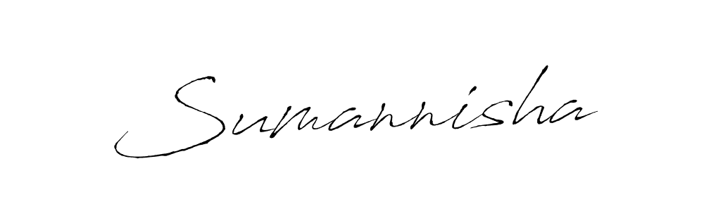 Design your own signature with our free online signature maker. With this signature software, you can create a handwritten (Antro_Vectra) signature for name Sumannisha. Sumannisha signature style 6 images and pictures png