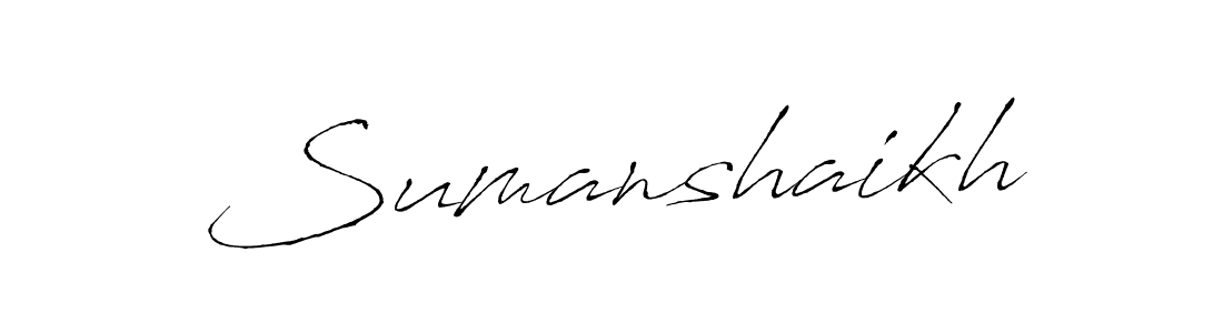 Also You can easily find your signature by using the search form. We will create Sumanshaikh name handwritten signature images for you free of cost using Antro_Vectra sign style. Sumanshaikh signature style 6 images and pictures png