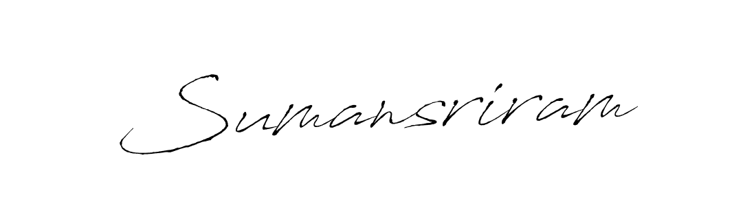 Also You can easily find your signature by using the search form. We will create Sumansriram name handwritten signature images for you free of cost using Antro_Vectra sign style. Sumansriram signature style 6 images and pictures png