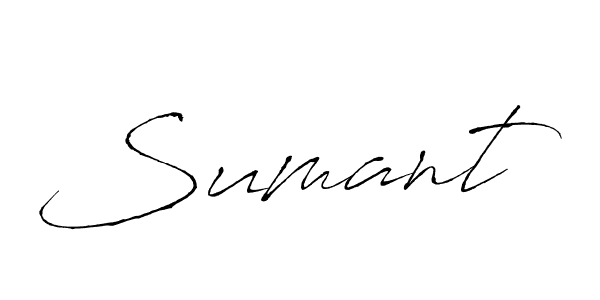 How to make Sumant signature? Antro_Vectra is a professional autograph style. Create handwritten signature for Sumant name. Sumant signature style 6 images and pictures png