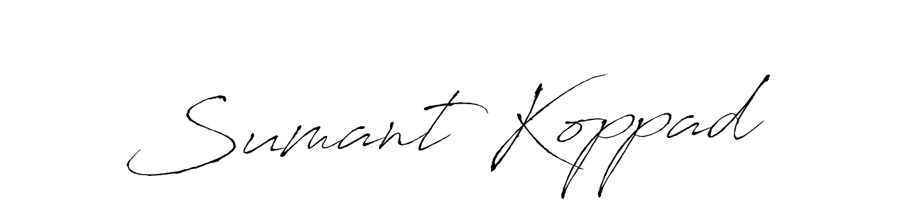 Make a beautiful signature design for name Sumant Koppad. Use this online signature maker to create a handwritten signature for free. Sumant Koppad signature style 6 images and pictures png