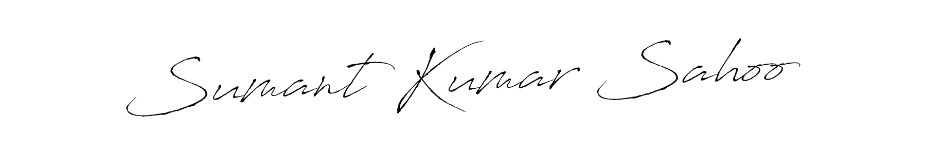 Design your own signature with our free online signature maker. With this signature software, you can create a handwritten (Antro_Vectra) signature for name Sumant Kumar Sahoo. Sumant Kumar Sahoo signature style 6 images and pictures png