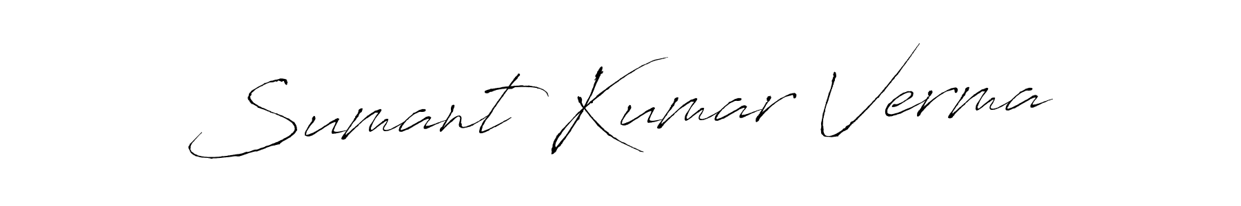 Once you've used our free online signature maker to create your best signature Antro_Vectra style, it's time to enjoy all of the benefits that Sumant Kumar Verma name signing documents. Sumant Kumar Verma signature style 6 images and pictures png