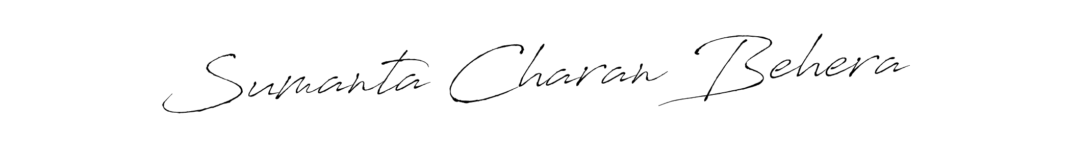 Sumanta Charan Behera stylish signature style. Best Handwritten Sign (Antro_Vectra) for my name. Handwritten Signature Collection Ideas for my name Sumanta Charan Behera. Sumanta Charan Behera signature style 6 images and pictures png