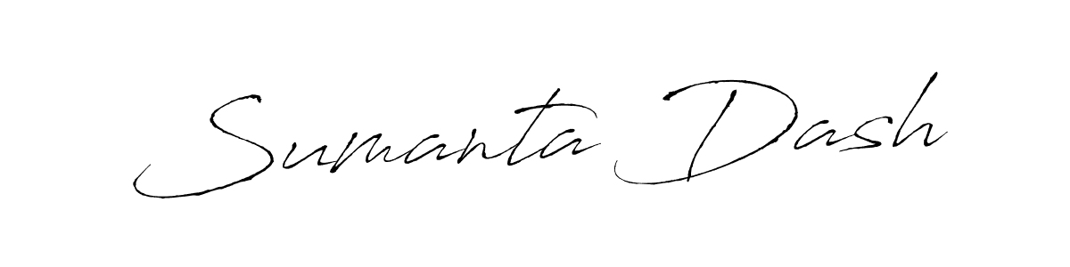 Use a signature maker to create a handwritten signature online. With this signature software, you can design (Antro_Vectra) your own signature for name Sumanta Dash. Sumanta Dash signature style 6 images and pictures png