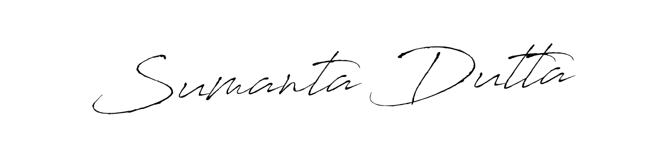 Antro_Vectra is a professional signature style that is perfect for those who want to add a touch of class to their signature. It is also a great choice for those who want to make their signature more unique. Get Sumanta Dutta name to fancy signature for free. Sumanta Dutta signature style 6 images and pictures png