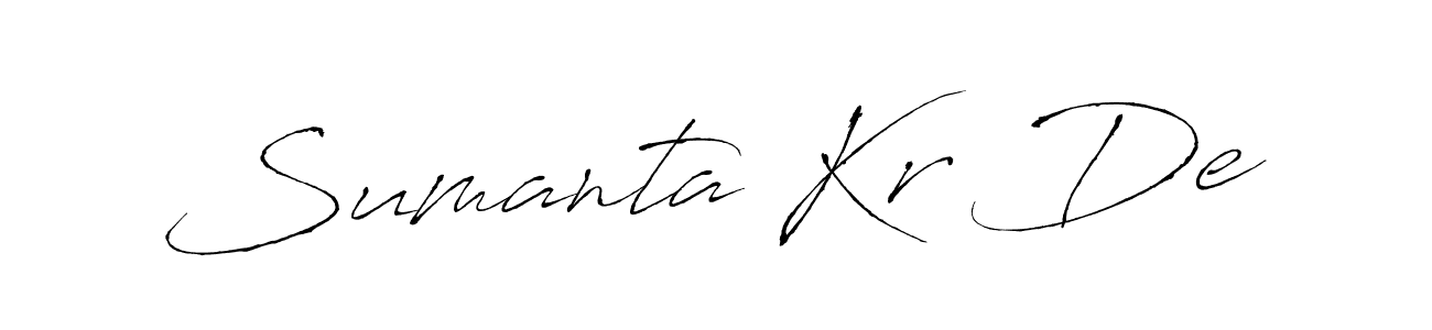 Similarly Antro_Vectra is the best handwritten signature design. Signature creator online .You can use it as an online autograph creator for name Sumanta Kr De. Sumanta Kr De signature style 6 images and pictures png