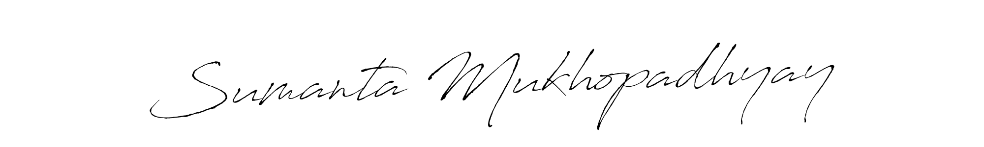 Use a signature maker to create a handwritten signature online. With this signature software, you can design (Antro_Vectra) your own signature for name Sumanta Mukhopadhyay. Sumanta Mukhopadhyay signature style 6 images and pictures png