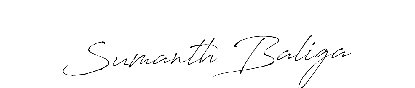 Make a beautiful signature design for name Sumanth Baliga. Use this online signature maker to create a handwritten signature for free. Sumanth Baliga signature style 6 images and pictures png