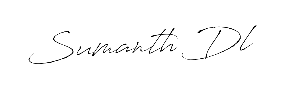 You can use this online signature creator to create a handwritten signature for the name Sumanth Dl. This is the best online autograph maker. Sumanth Dl signature style 6 images and pictures png