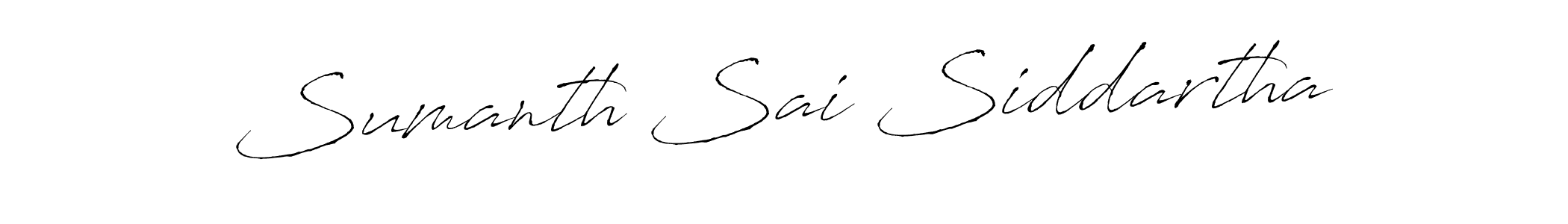 How to make Sumanth Sai Siddartha signature? Antro_Vectra is a professional autograph style. Create handwritten signature for Sumanth Sai Siddartha name. Sumanth Sai Siddartha signature style 6 images and pictures png