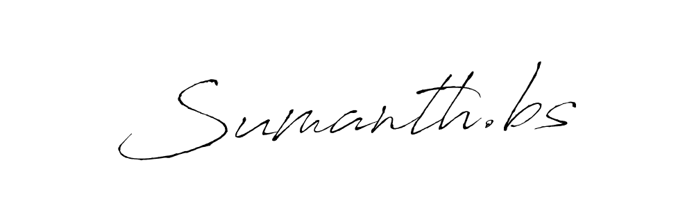 Here are the top 10 professional signature styles for the name Sumanth.bs. These are the best autograph styles you can use for your name. Sumanth.bs signature style 6 images and pictures png