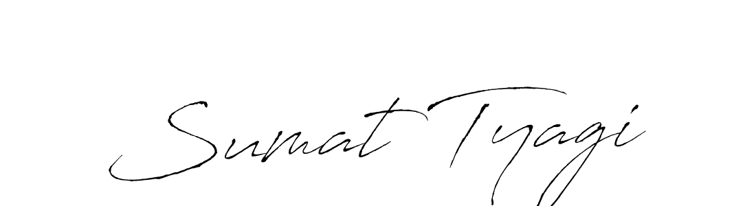 This is the best signature style for the Sumat Tyagi name. Also you like these signature font (Antro_Vectra). Mix name signature. Sumat Tyagi signature style 6 images and pictures png