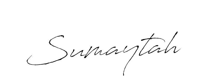 Sumaytah stylish signature style. Best Handwritten Sign (Antro_Vectra) for my name. Handwritten Signature Collection Ideas for my name Sumaytah. Sumaytah signature style 6 images and pictures png