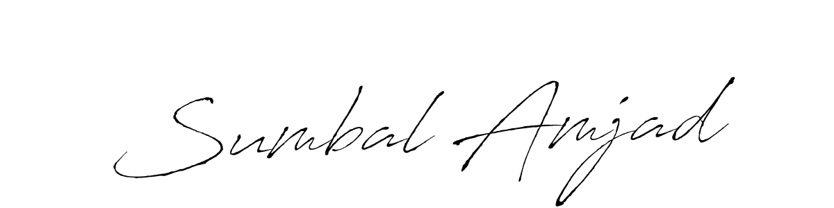 Use a signature maker to create a handwritten signature online. With this signature software, you can design (Antro_Vectra) your own signature for name Sumbal Amjad. Sumbal Amjad signature style 6 images and pictures png