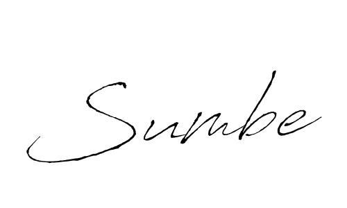 Sumbe stylish signature style. Best Handwritten Sign (Antro_Vectra) for my name. Handwritten Signature Collection Ideas for my name Sumbe. Sumbe signature style 6 images and pictures png