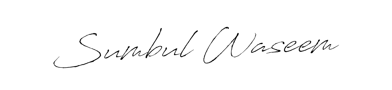 It looks lik you need a new signature style for name Sumbul Waseem. Design unique handwritten (Antro_Vectra) signature with our free signature maker in just a few clicks. Sumbul Waseem signature style 6 images and pictures png