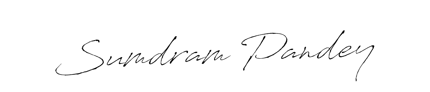 Once you've used our free online signature maker to create your best signature Antro_Vectra style, it's time to enjoy all of the benefits that Sumdram Pandey name signing documents. Sumdram Pandey signature style 6 images and pictures png