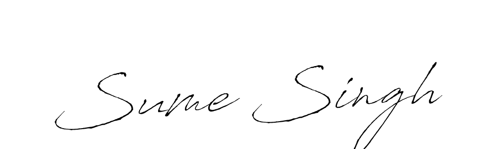 Also You can easily find your signature by using the search form. We will create Sume Singh name handwritten signature images for you free of cost using Antro_Vectra sign style. Sume Singh signature style 6 images and pictures png