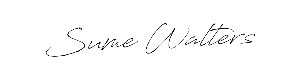 Antro_Vectra is a professional signature style that is perfect for those who want to add a touch of class to their signature. It is also a great choice for those who want to make their signature more unique. Get Sume Walters name to fancy signature for free. Sume Walters signature style 6 images and pictures png