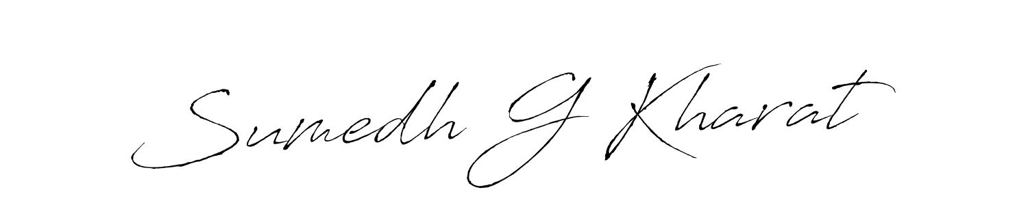 Use a signature maker to create a handwritten signature online. With this signature software, you can design (Antro_Vectra) your own signature for name Sumedh G Kharat. Sumedh G Kharat signature style 6 images and pictures png