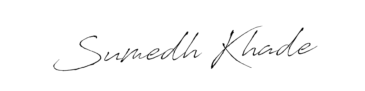 Similarly Antro_Vectra is the best handwritten signature design. Signature creator online .You can use it as an online autograph creator for name Sumedh Khade. Sumedh Khade signature style 6 images and pictures png