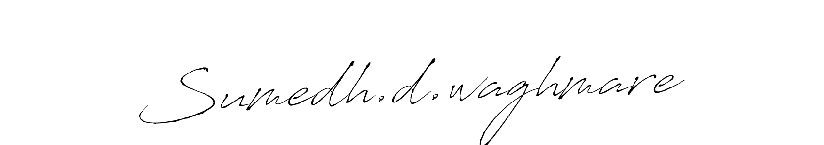 Also we have Sumedh.d.waghmare name is the best signature style. Create professional handwritten signature collection using Antro_Vectra autograph style. Sumedh.d.waghmare signature style 6 images and pictures png