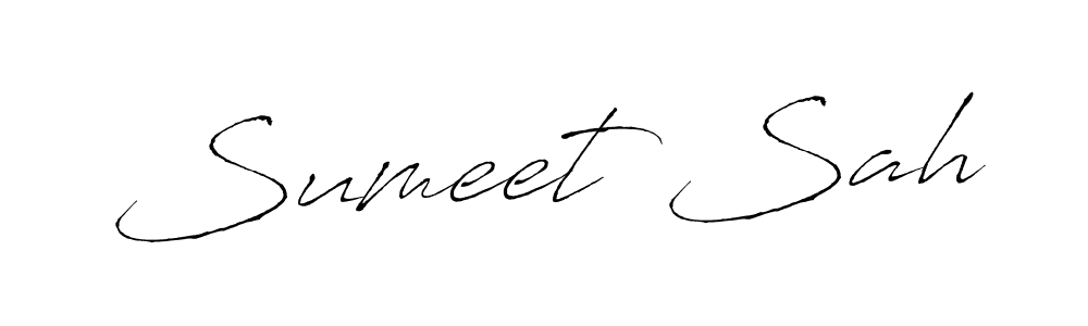 How to make Sumeet Sah signature? Antro_Vectra is a professional autograph style. Create handwritten signature for Sumeet Sah name. Sumeet Sah signature style 6 images and pictures png