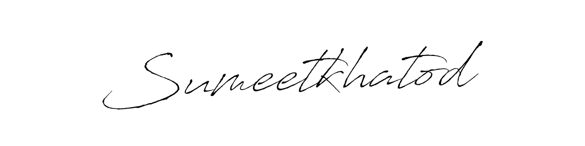 The best way (Antro_Vectra) to make a short signature is to pick only two or three words in your name. The name Sumeetkhatod include a total of six letters. For converting this name. Sumeetkhatod signature style 6 images and pictures png