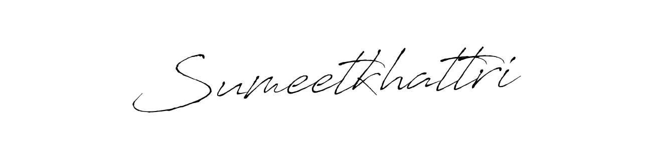 Antro_Vectra is a professional signature style that is perfect for those who want to add a touch of class to their signature. It is also a great choice for those who want to make their signature more unique. Get Sumeetkhattri name to fancy signature for free. Sumeetkhattri signature style 6 images and pictures png