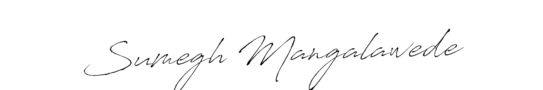 Also we have Sumegh Mangalawede name is the best signature style. Create professional handwritten signature collection using Antro_Vectra autograph style. Sumegh Mangalawede signature style 6 images and pictures png