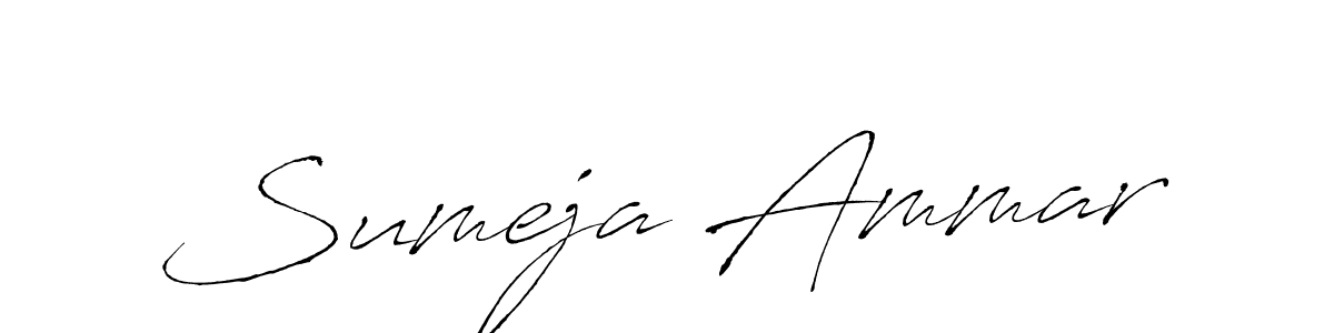 You can use this online signature creator to create a handwritten signature for the name Sumeja Ammar. This is the best online autograph maker. Sumeja Ammar signature style 6 images and pictures png