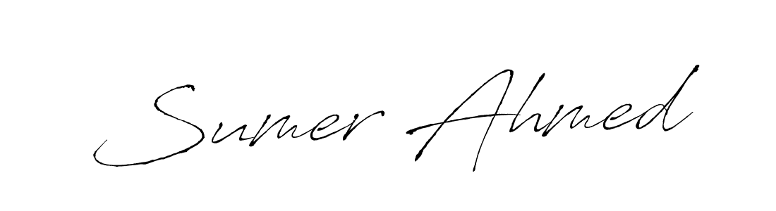 Make a short Sumer Ahmed signature style. Manage your documents anywhere anytime using Antro_Vectra. Create and add eSignatures, submit forms, share and send files easily. Sumer Ahmed signature style 6 images and pictures png