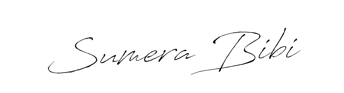Sumera Bibi stylish signature style. Best Handwritten Sign (Antro_Vectra) for my name. Handwritten Signature Collection Ideas for my name Sumera Bibi. Sumera Bibi signature style 6 images and pictures png