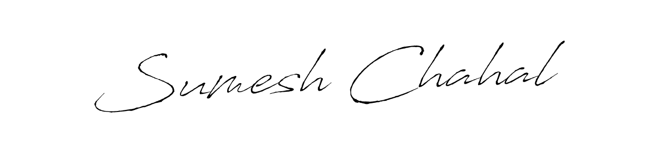 Also You can easily find your signature by using the search form. We will create Sumesh Chahal name handwritten signature images for you free of cost using Antro_Vectra sign style. Sumesh Chahal signature style 6 images and pictures png