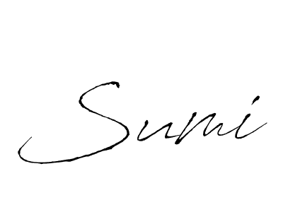 Sumi stylish signature style. Best Handwritten Sign (Antro_Vectra) for my name. Handwritten Signature Collection Ideas for my name Sumi. Sumi signature style 6 images and pictures png