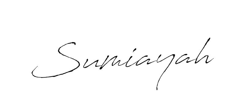 How to make Sumiayah signature? Antro_Vectra is a professional autograph style. Create handwritten signature for Sumiayah name. Sumiayah signature style 6 images and pictures png