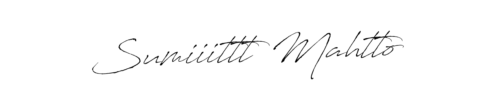 Once you've used our free online signature maker to create your best signature Antro_Vectra style, it's time to enjoy all of the benefits that Sumiiittt Mahtto name signing documents. Sumiiittt Mahtto signature style 6 images and pictures png
