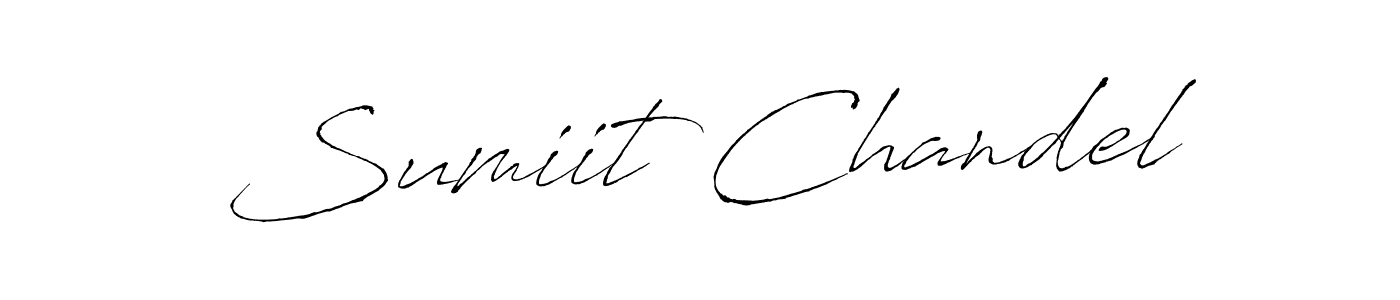 You should practise on your own different ways (Antro_Vectra) to write your name (Sumiit Chandel) in signature. don't let someone else do it for you. Sumiit Chandel signature style 6 images and pictures png