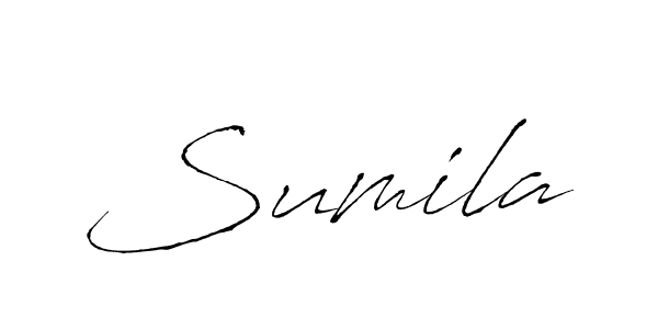 Design your own signature with our free online signature maker. With this signature software, you can create a handwritten (Antro_Vectra) signature for name Sumila. Sumila signature style 6 images and pictures png