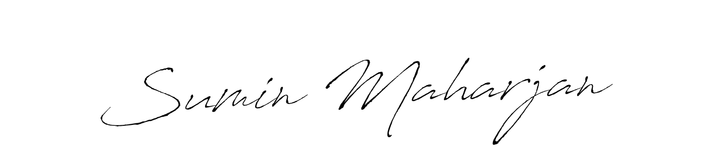 Also we have Sumin Maharjan name is the best signature style. Create professional handwritten signature collection using Antro_Vectra autograph style. Sumin Maharjan signature style 6 images and pictures png