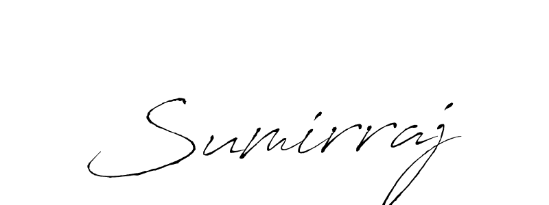 Make a beautiful signature design for name Sumirraj. With this signature (Antro_Vectra) style, you can create a handwritten signature for free. Sumirraj signature style 6 images and pictures png