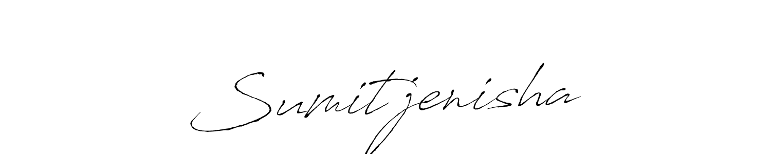 Use a signature maker to create a handwritten signature online. With this signature software, you can design (Antro_Vectra) your own signature for name Sumit❤jenisha. Sumit❤jenisha signature style 6 images and pictures png