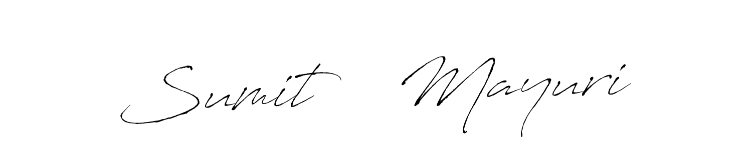 It looks lik you need a new signature style for name Sumit    Mayuri. Design unique handwritten (Antro_Vectra) signature with our free signature maker in just a few clicks. Sumit    Mayuri signature style 6 images and pictures png